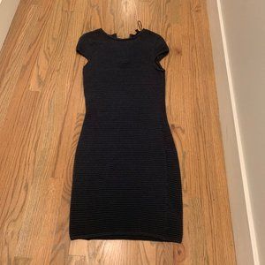 Katherine Barclay Ribbed Knit Sheath Dress